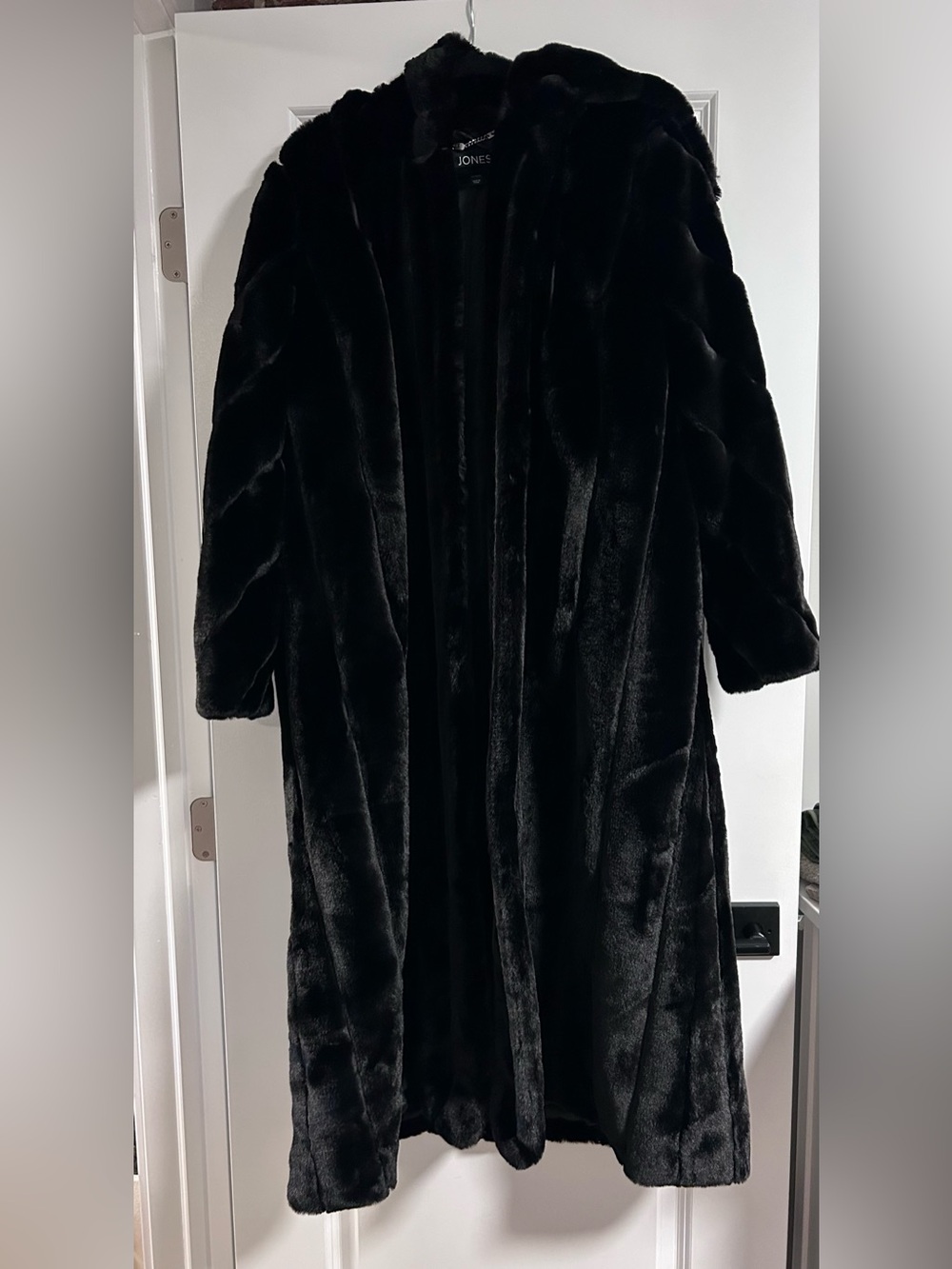 Jones New York Women’s Hooded Faux-Fur Coat